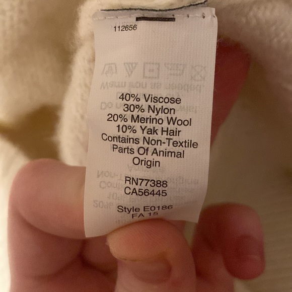 Madewell Size XS Womens Beige Long Sleeve Sweater - Picture 8 of 8